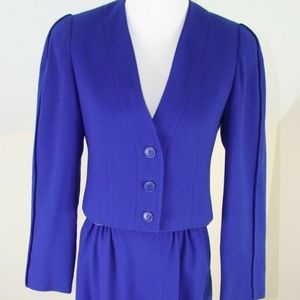 Herbert Grossman Petite Vintage Skirt suit Size 6